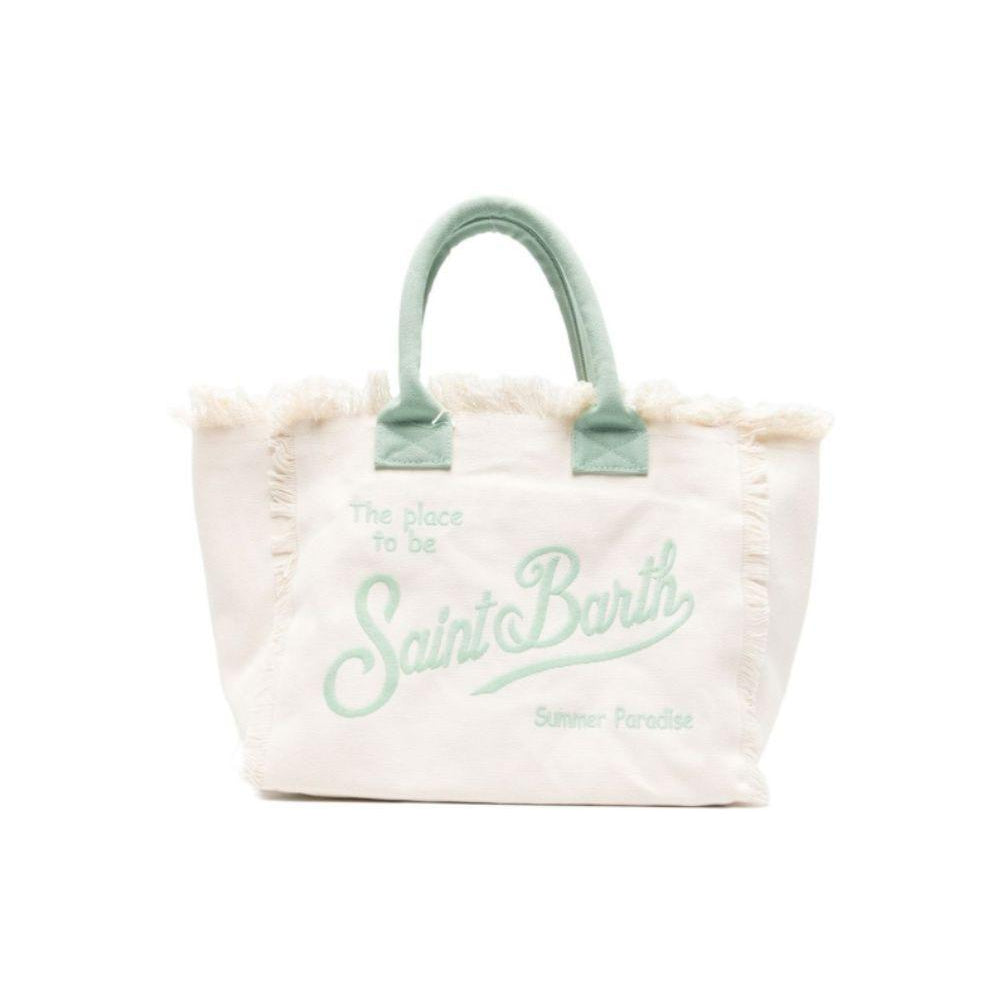 Borsa Vanity MC2 Saint Barth bianca con manici a contrasto VANI001 09481L MC2 ST. BARTH KIDS