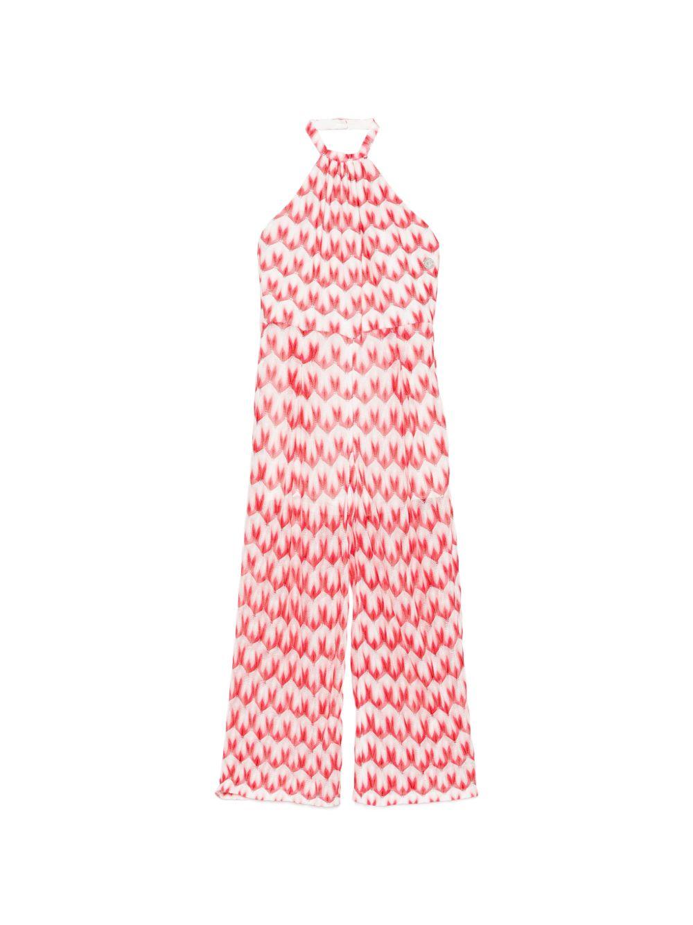 Tuta intera per bambina Missoni Kids multicolore con scollo all'americana MYAA32 Q0116 513MC MISSONI KIDS