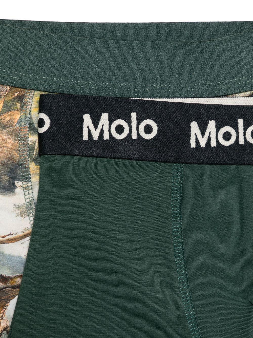 Set 2 boxer per bambino Molo kids multicolore con stampa grafica 1W26Q201 9947 MOLO KIDS