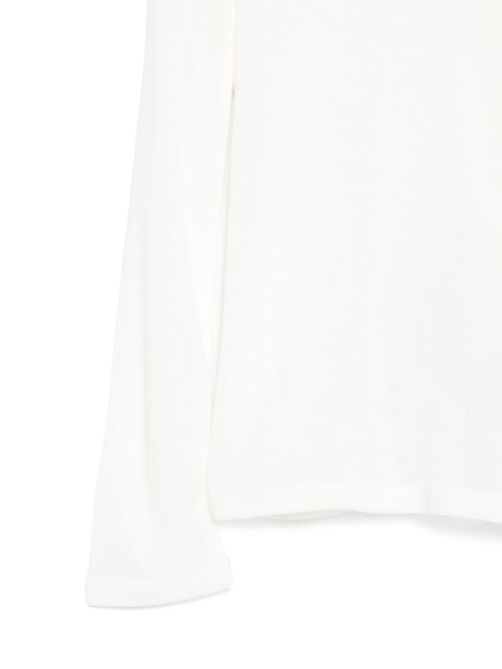 Maglione per neonata Elisabetta Franchi La Mia Bambina bianco con collo alto EGMA047CJV004 0067 ElISABETTA FRANCHI