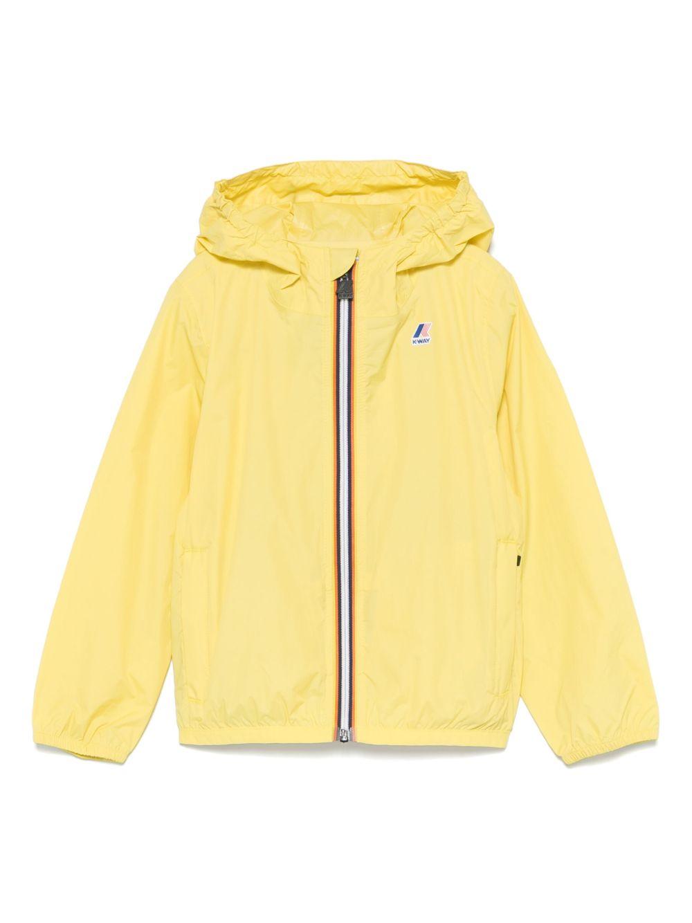 Giacca per bambini K-Way Kids Le Vrai giallo con due tasche laterali con cerniera K61336W 649 K-WAY KIDS