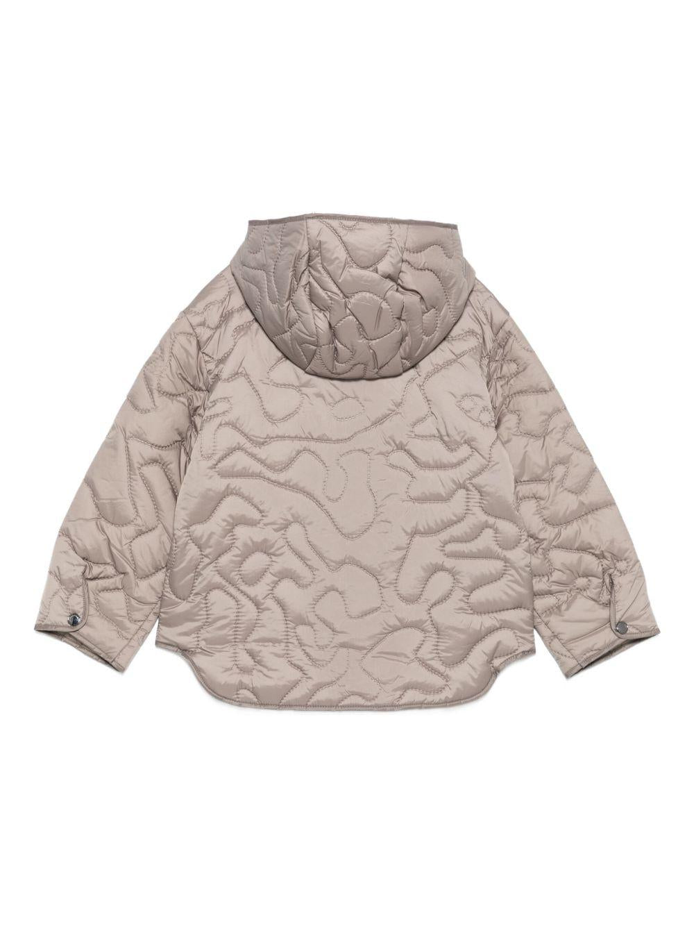 Giubbino per bambino Emporio Armani Kids beige con tasca applicata EB000496 AF16045 U6096 EMPORIO ARMANI KIDS