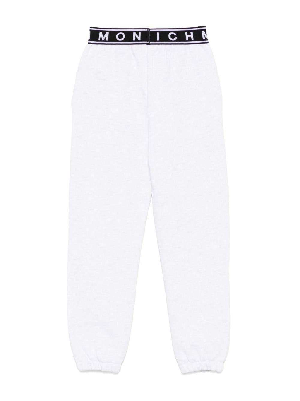 Pantaloni sportivi per bambina John Richmond Junior grigio con banda logo RGP25110PA GREY LIGHT MELANGE JOHN RICHMOND JUNIOR
