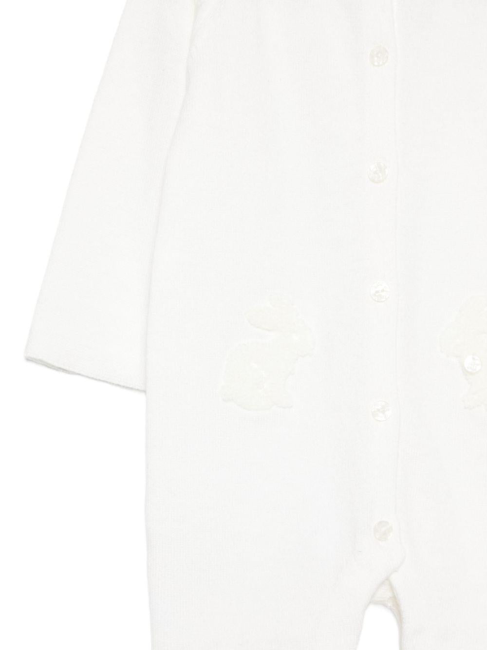 Tutina per neonata Tartine & Chocolat bianca con ricamo CC32030 13 TArtine & Chocolat