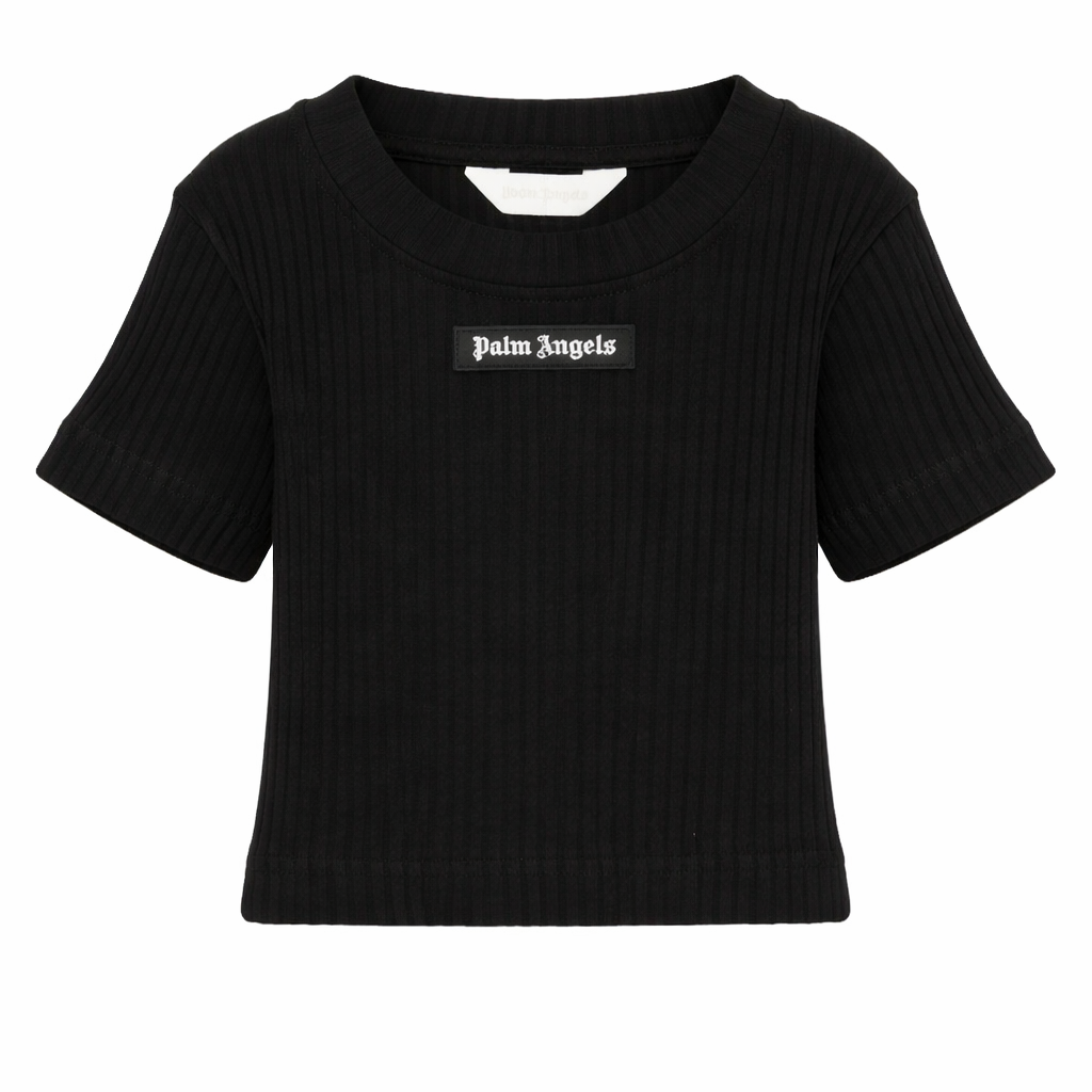 T-shirt per bambina Elisabetta Franchi La Mia Bambina rosa con dettaglio logo EFTS2610JE006 C125 ElISABETTA FRANCHI KIDS