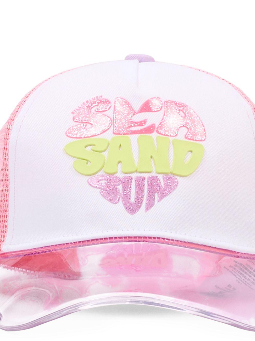 Cappello per bambina Billieblush rosa con logo U22014 10P BILLIEBLUSH KIDS