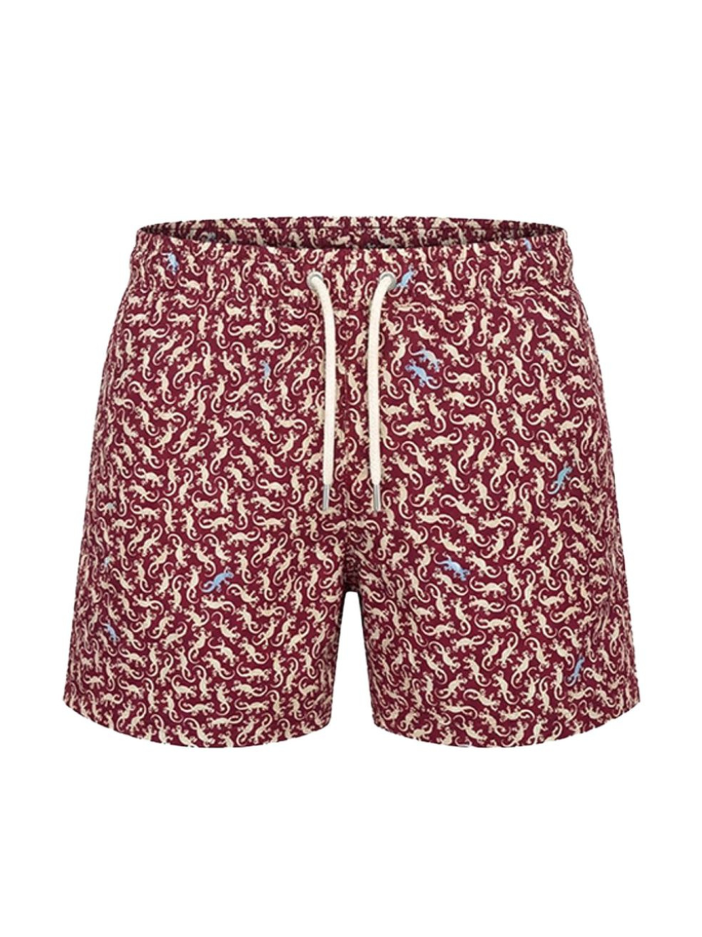 Costume da bagno per bambino MC2 Saint Barth Kids bordeaux con stampa geco JEA0022 04033L MC2 ST. BARTH KIDS