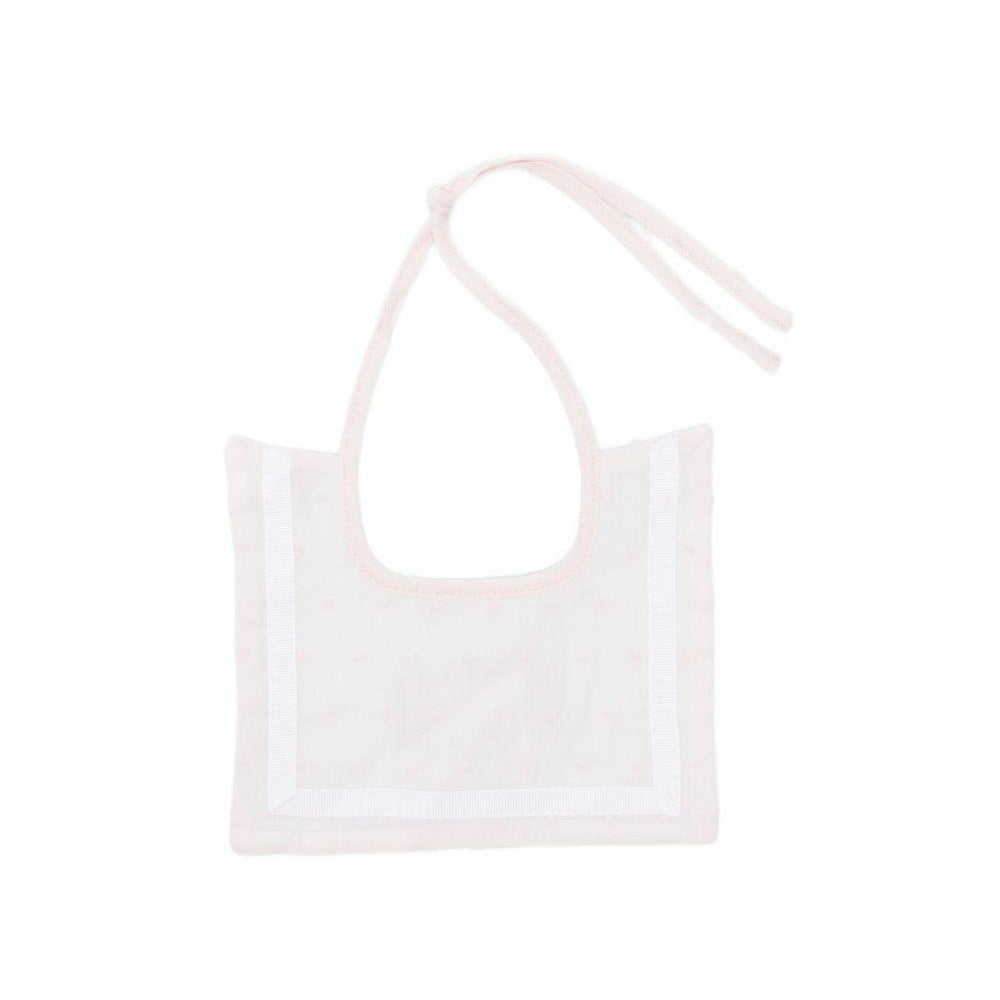 Bavaglino per neonata La Stupenderia rosa con trama plumetis 2TBBV00 U40 LA STUPENDERIA KIDS