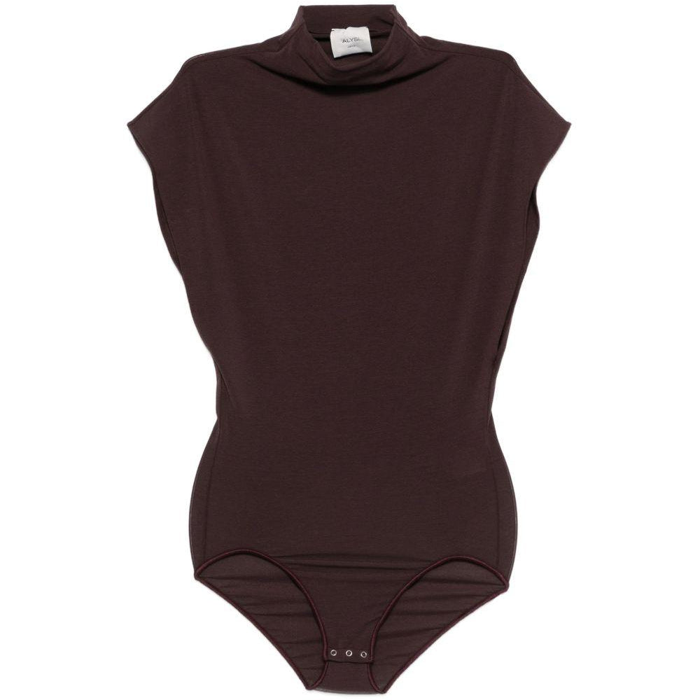 Body per donna Alysi rosso con maniche ad aletta 116403 P6014 UV ALYSI