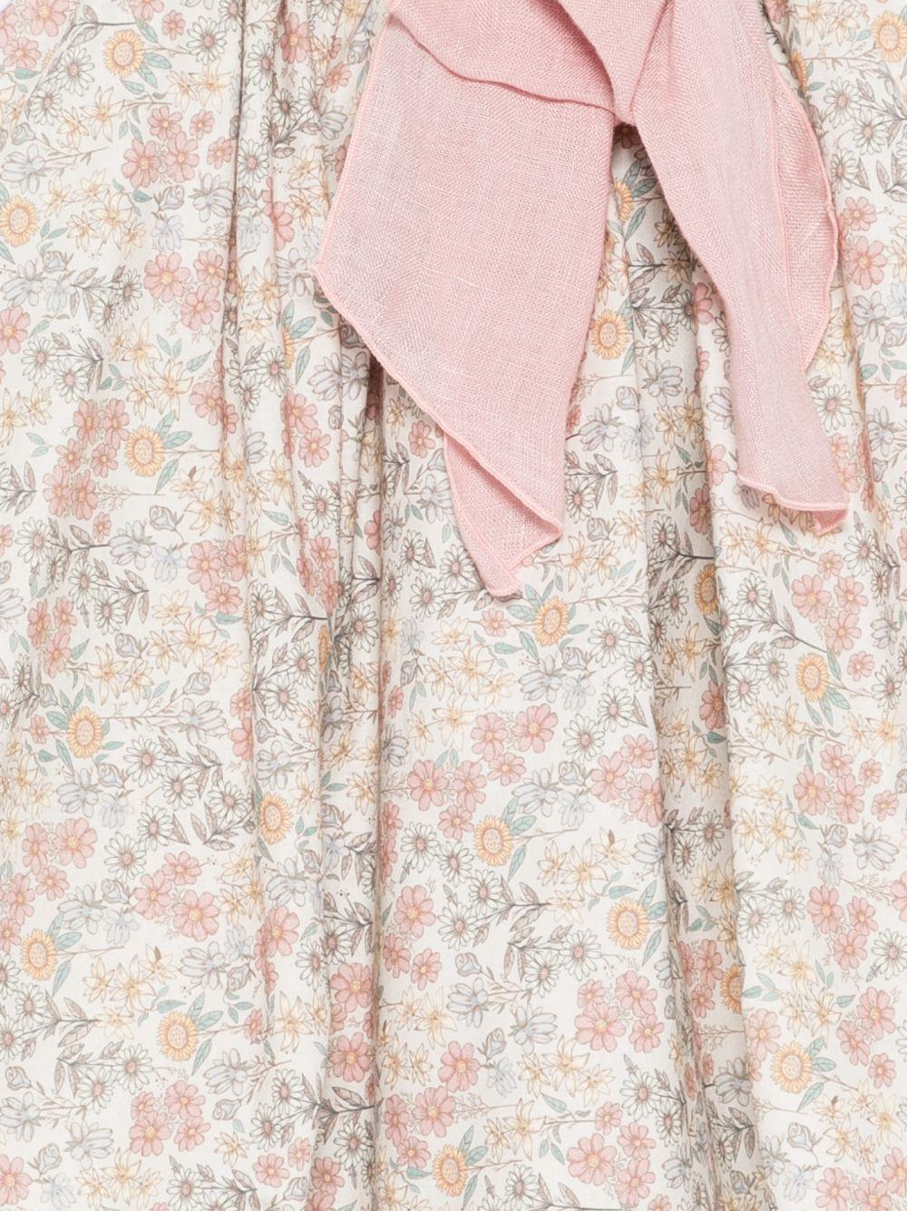 Abito per neonata La Stupenderia multicolore con stampa floreale all-over 2TJAB94 X99 LA STUPENDERIA