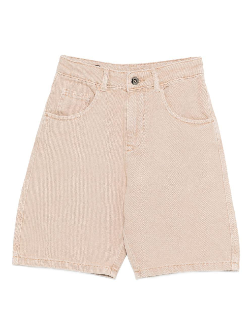 Shorts per bambino Emporio Armani Kids beige con tasche anteriori EB001059 AF21782 U6076 EMPORIO ARMANI KIDS