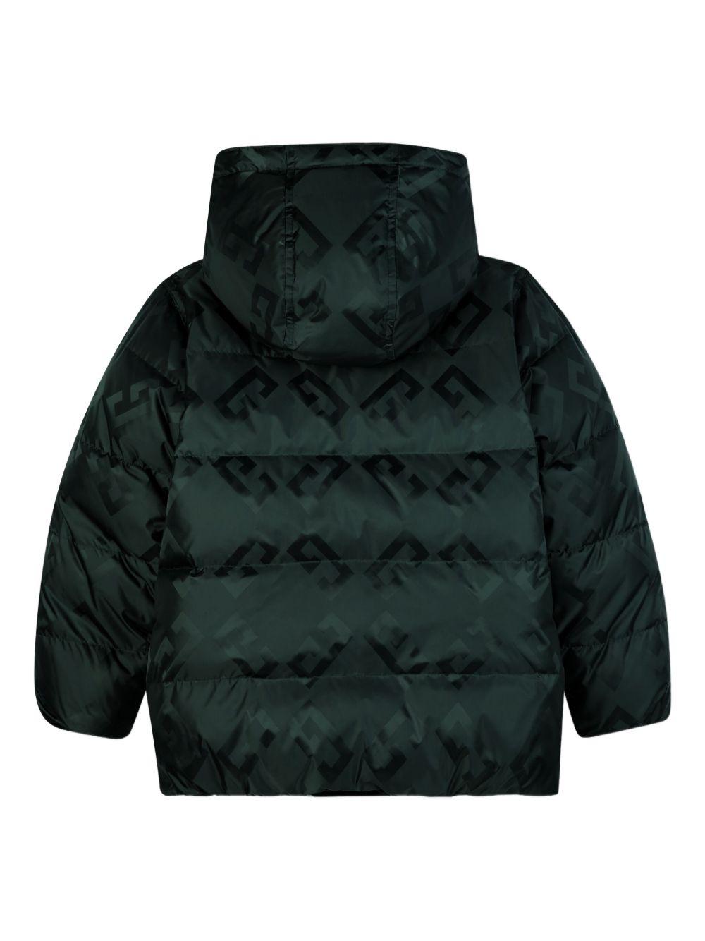 Giubbino per bambina Givenchy Kids verde con cappuccio H30931 672 GIVENCHY KIDS