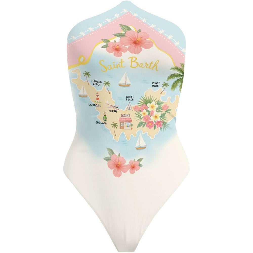 Costume da bagno da donna MC2 Saint Barth multicolore con stampa grafica MRYE001 09097L MC2 ST. BARTH