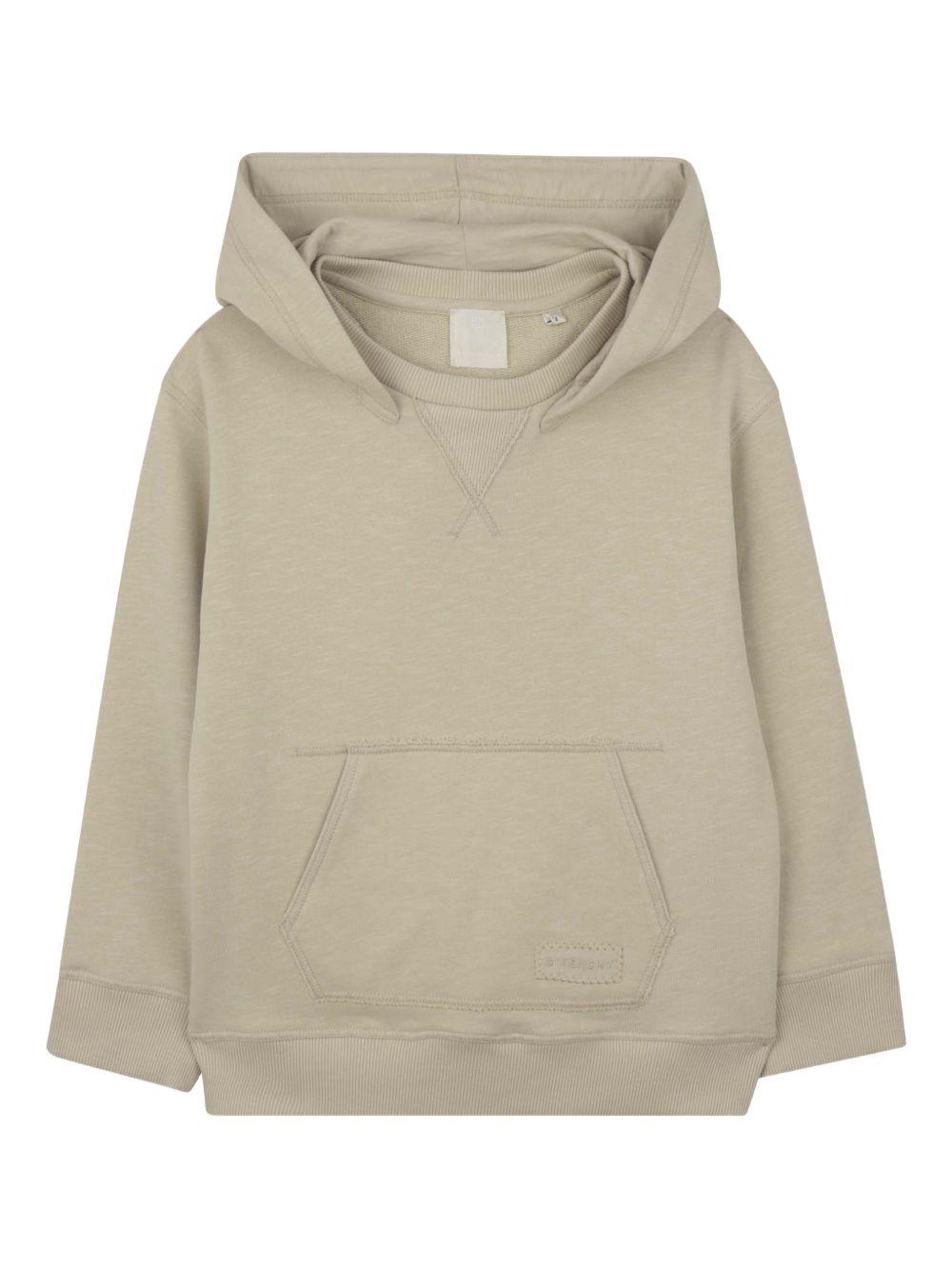 Felpa per bambino Givenchy Kids beige con cappuccio H31095 192 GIVENCHY KIDS