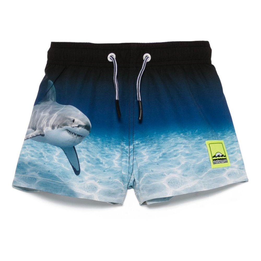 Costume da bagno per neonato Molo Niko blu con stampa squalo 8S25P403NB 3798 MOLO KIDS