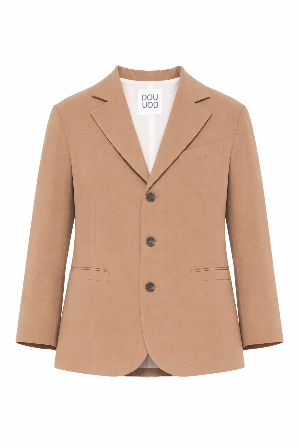 Blazer per bambino Douuod Kids beige con tasca a filetto DY2P74 I0292 334 DOUUOD KIDS