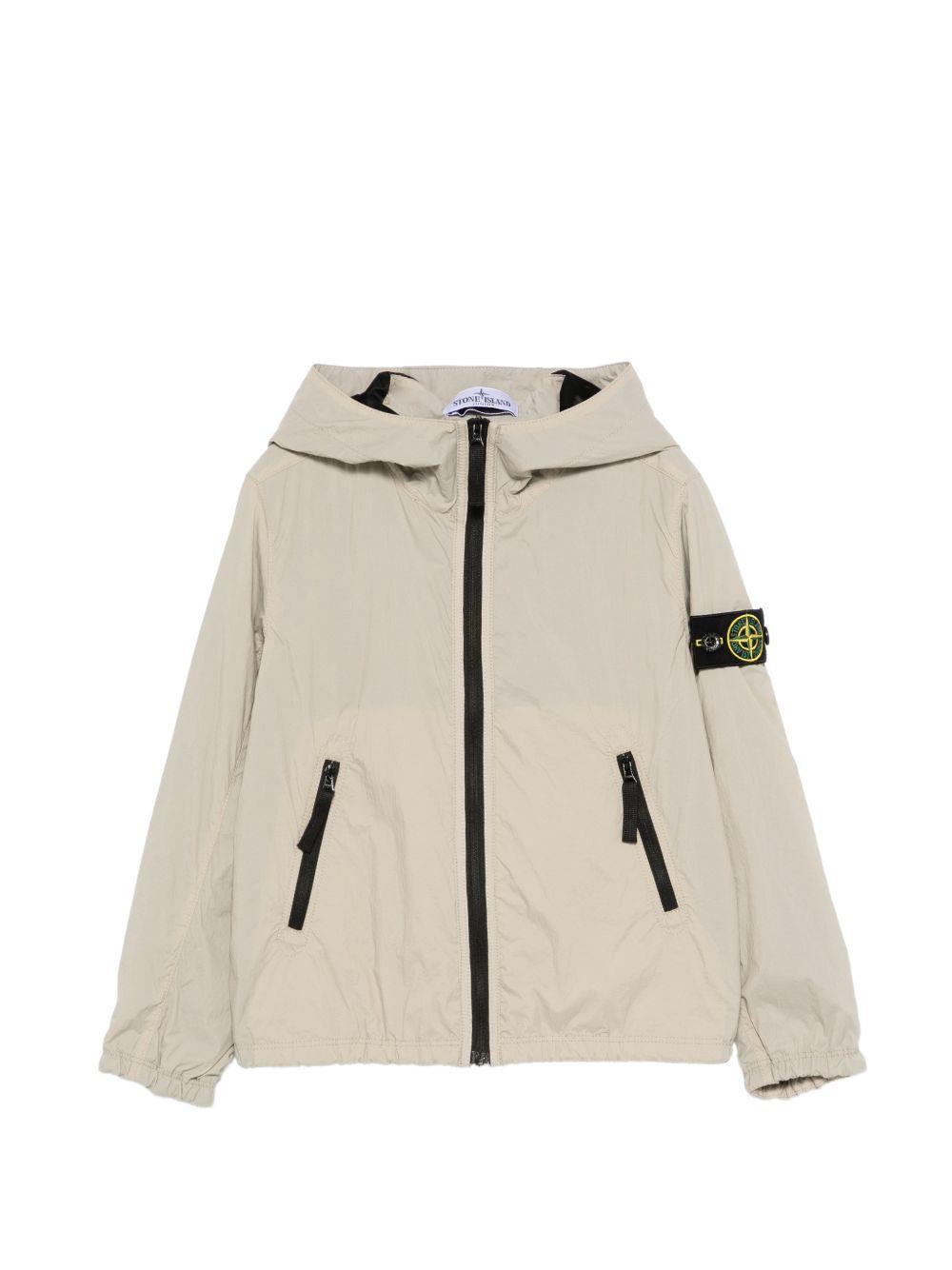 Giacca per bambino Stone Island Junior grigio con cappuccio L1S64100012S0203 V0095 STONE ISLAND KIDS