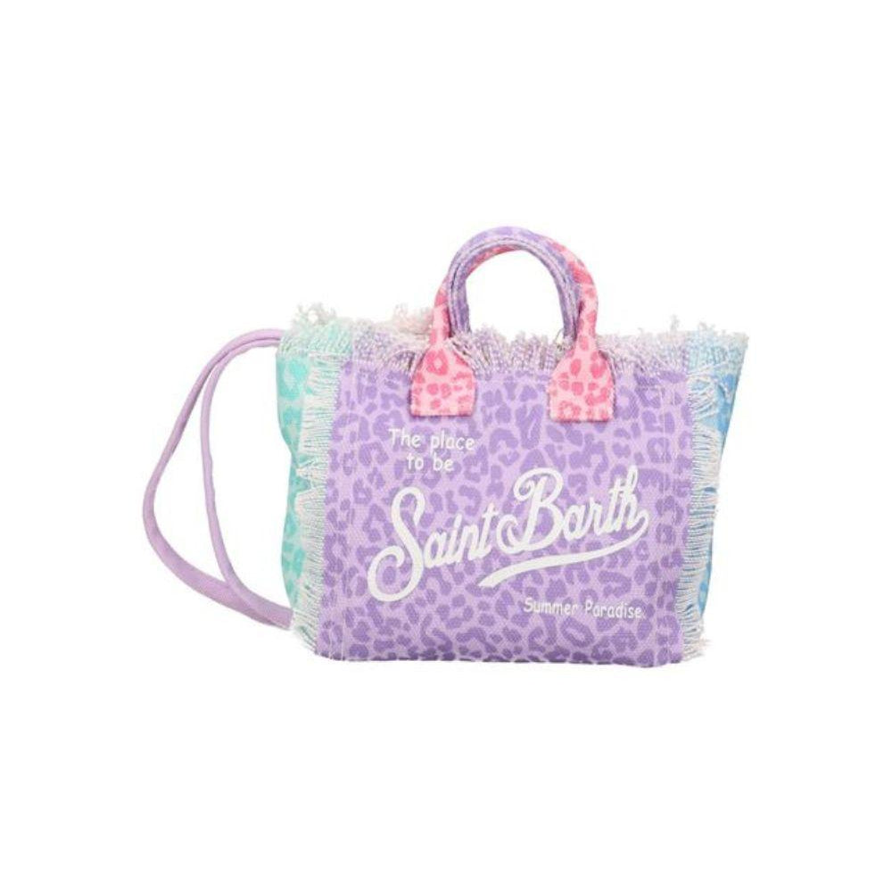 Borsa Vanity Mini MC2 Saint Barth multicolore con stampa grafica animalier VAMI001 03447L MC2 ST. BARTH KIDS