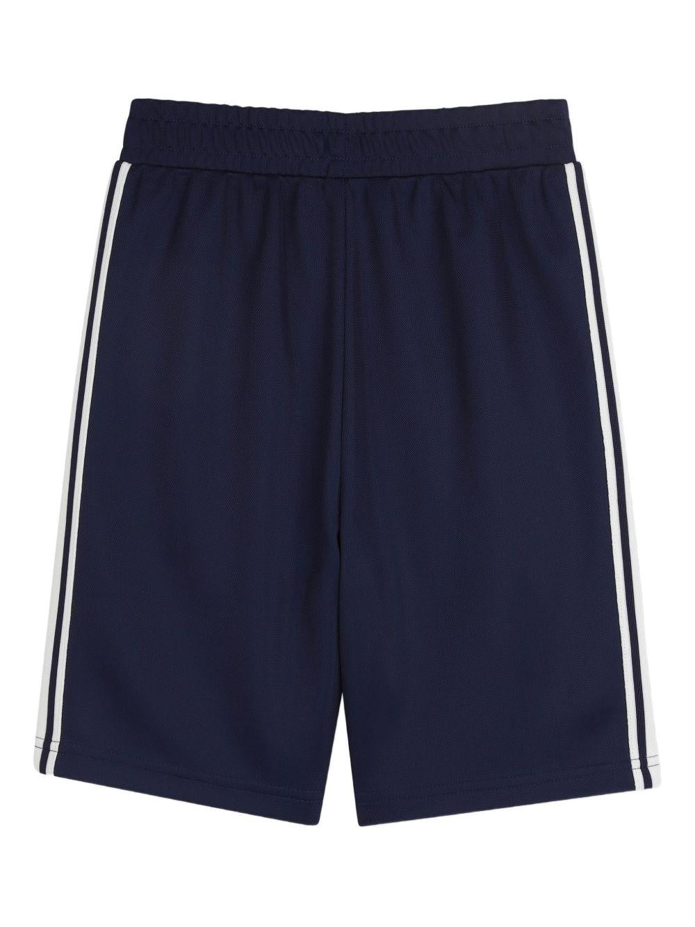 Shorts per bambino Kenzo Kids blu con logo sul davanti K61695 84N KENZO KIDS