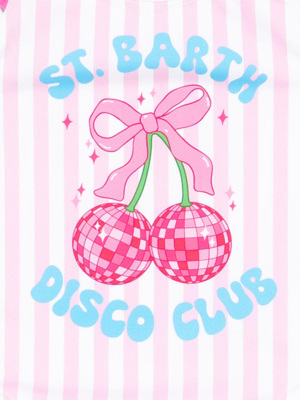 Costume intero Carol per bambina MC2 Saint Barth Kids rosa con ruches CARO001 00567L MC2 ST. BARTH KIDS