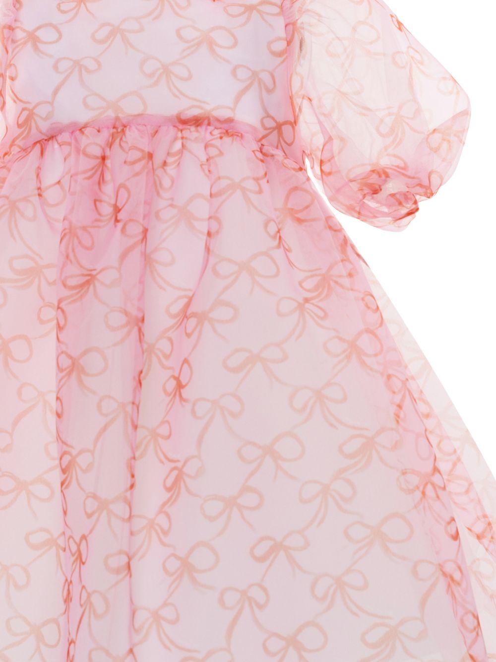 Abito per bambina Mi Mi Sol rosa con maniche a palloncino MFAB784TS1114 PNK MIMISOL KIDS