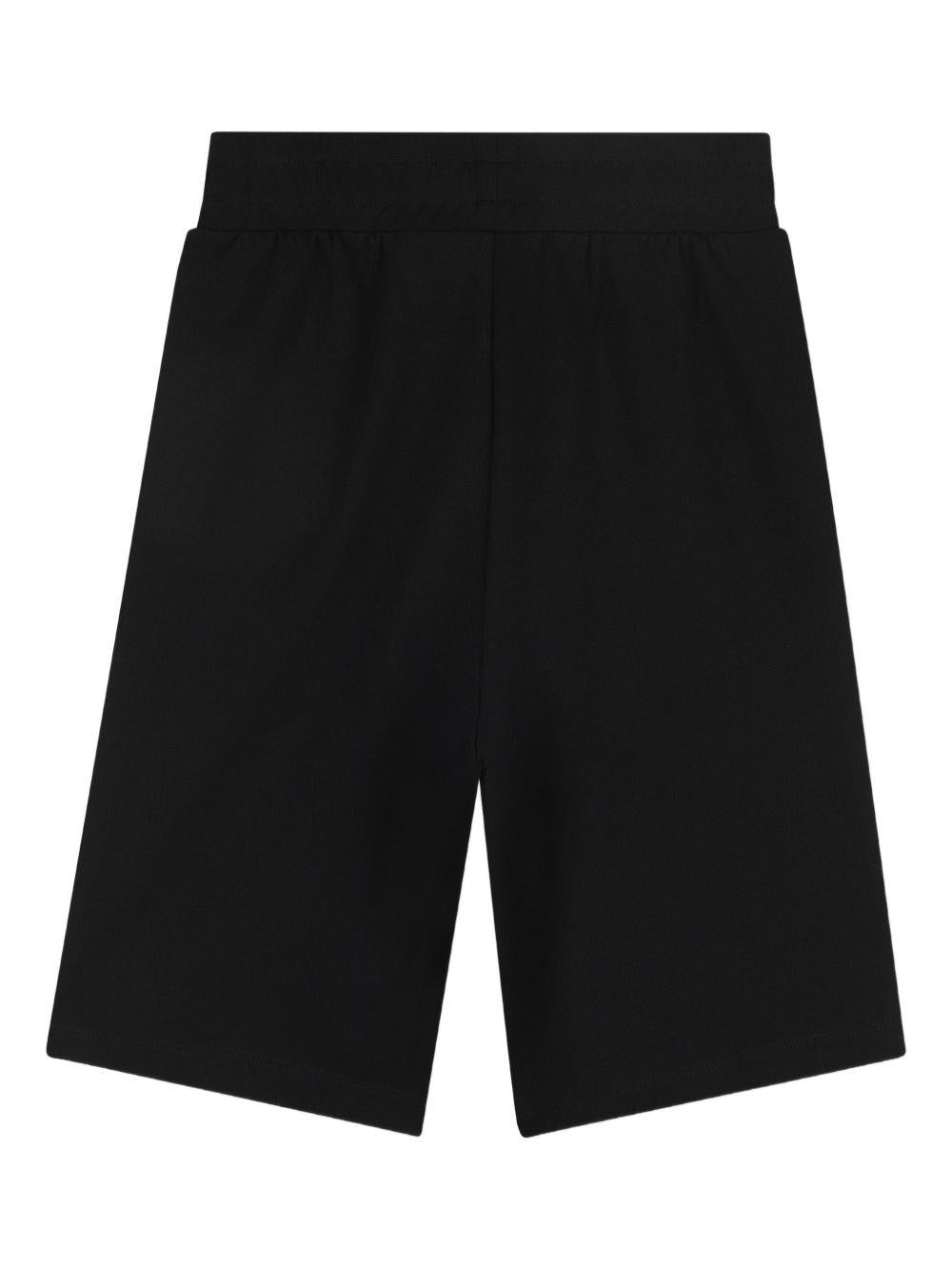 Bermuda per bambino Dkny Kids nero con logo D62530 09B DKNY KIDS