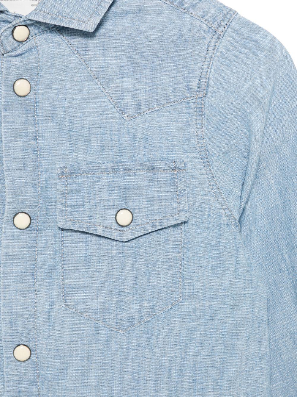 Camicia per bambino Eleventy Kids azzurra con bottoni EW5P80 P0182 608 ELEVENTY KIDS