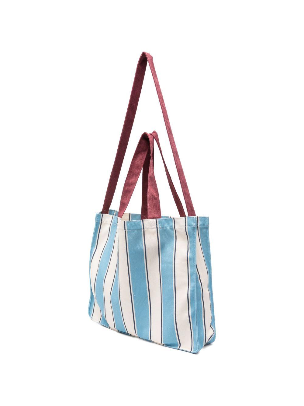 Borsa tote Essential Bag N MC2 Saint Barth multicolore con motivo a righe EBAGN007 07578L MC2 ST. BARTH KIDS