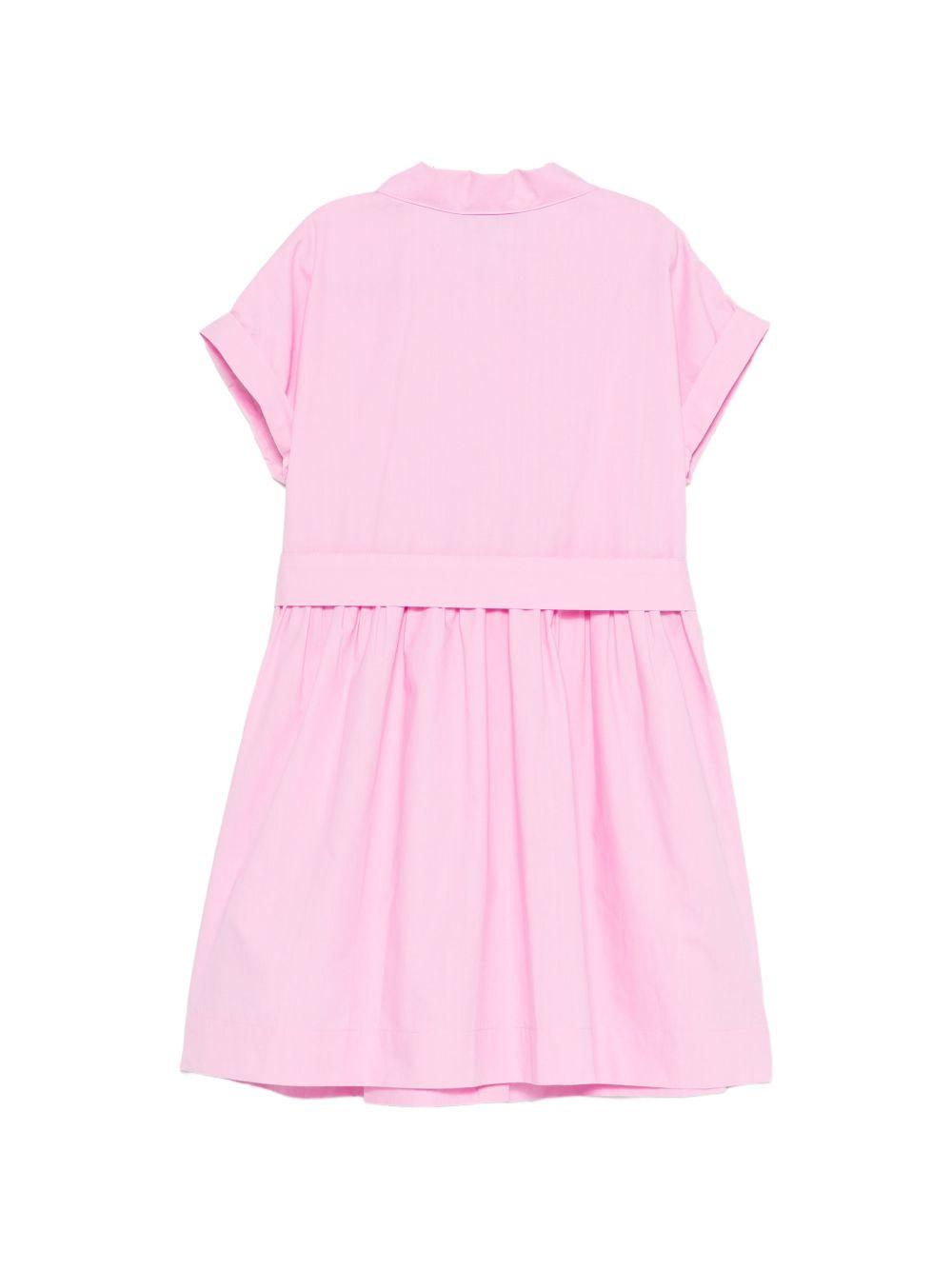 Abito per bambina Moschino Kids rosa con stampa Teddy Bear HAV0EOLLA10 51473 MOSCHINO KIDS