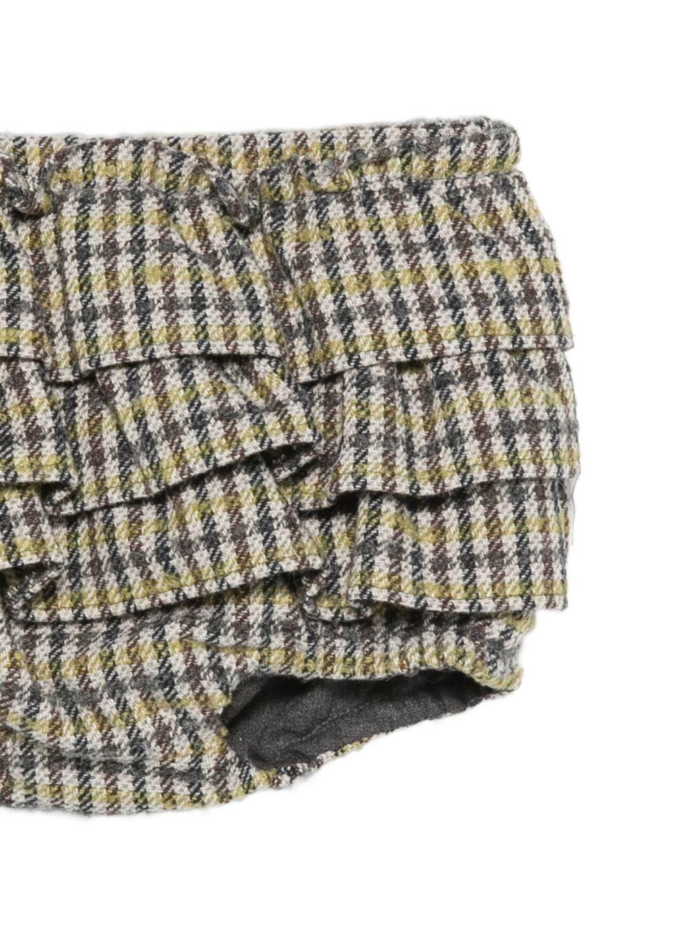 Shorts per neonata Douuod Kids multicolore con motivo a quadri DZ7011 E0251 114GL DOUUOD KIDS