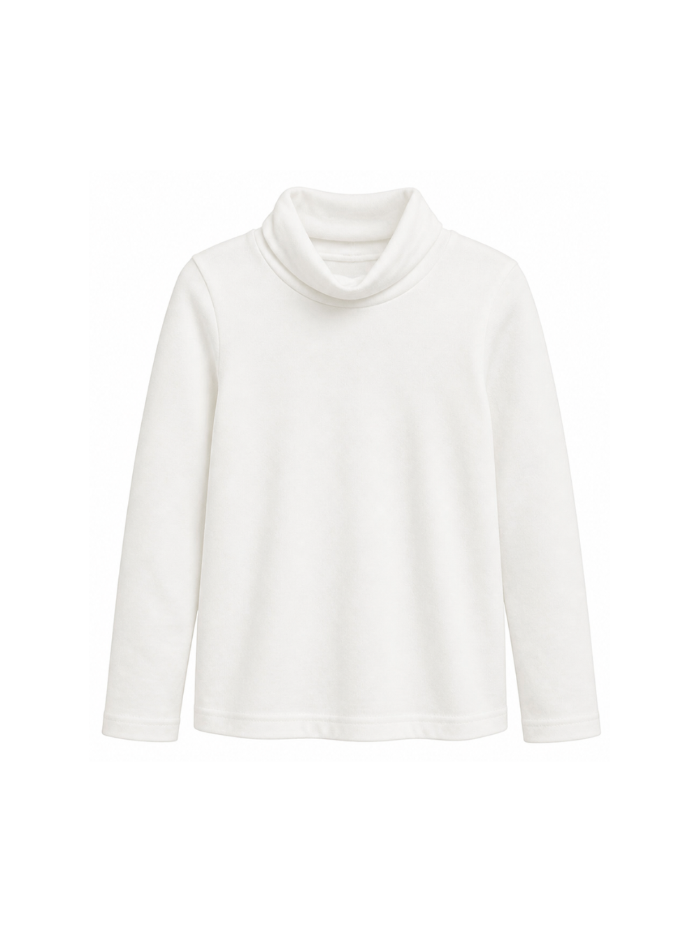 T-shirt per bambina Douuod Kids bianca con collo alto DZ8A00 Z4074 101 DOUUOD KIDS