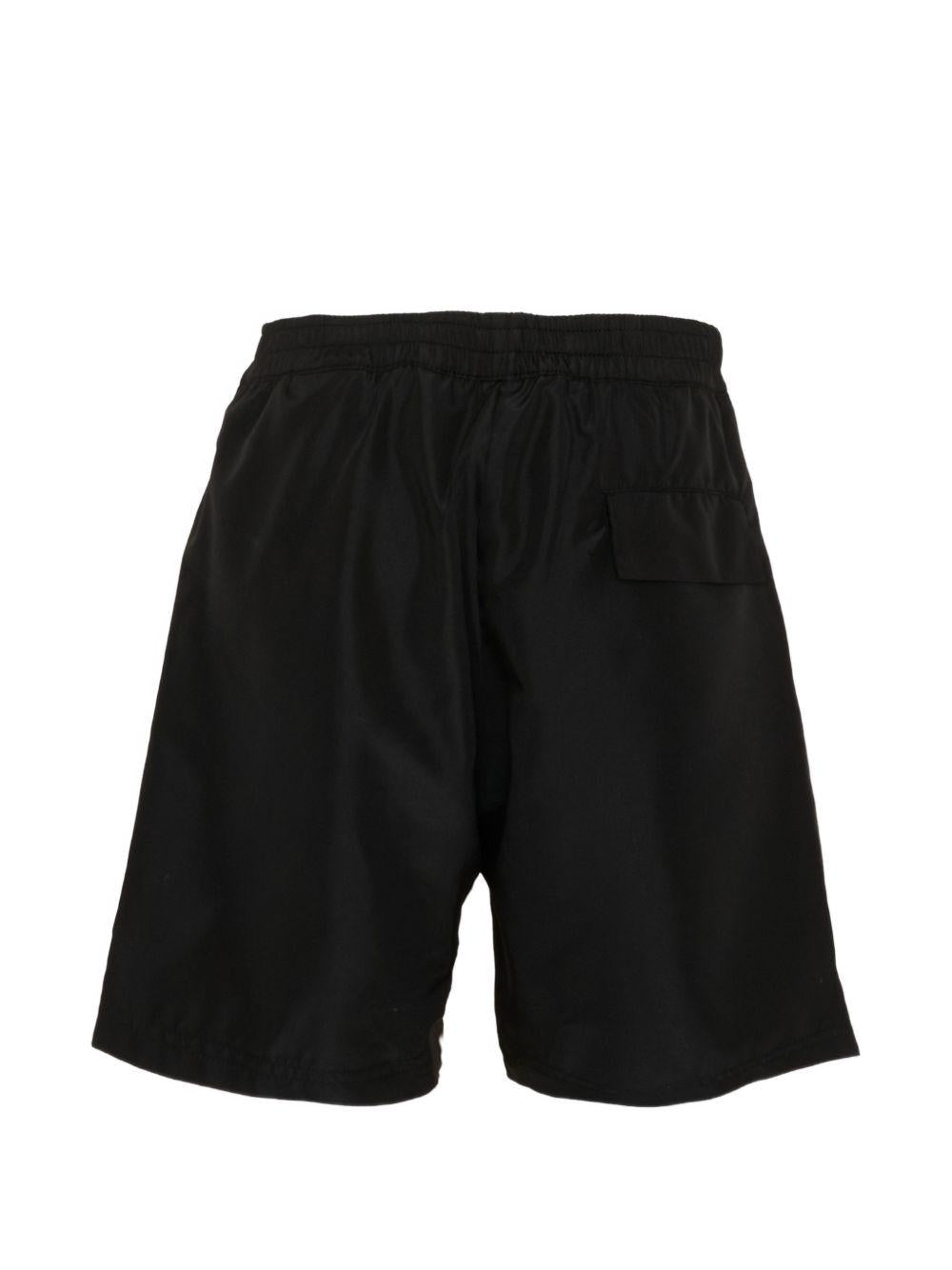 Costume da bagno per bambino Palm Angels Kids nero con dettaglio logo PBFD003S26FAB001 110 PALM ANGELS KIDS