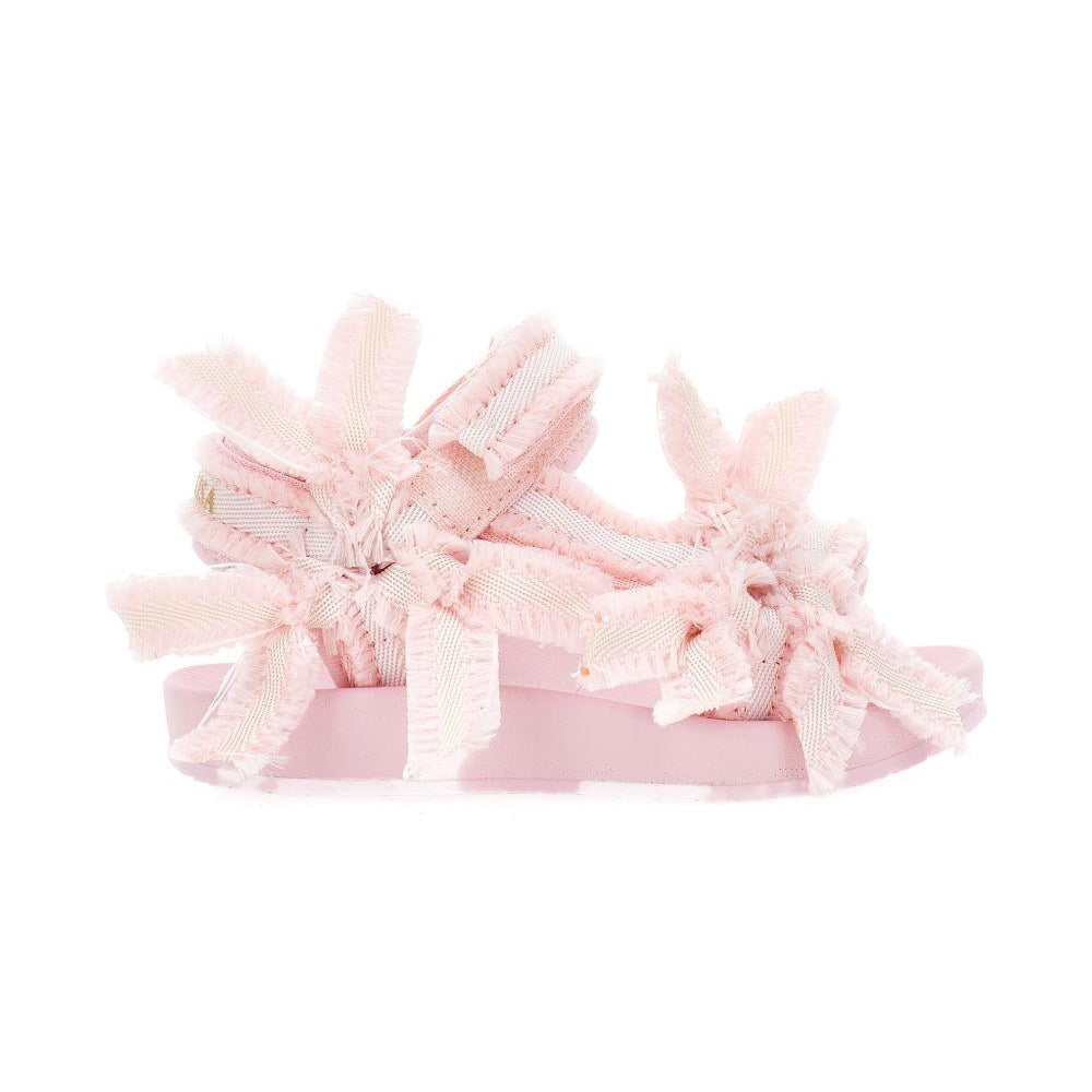 Sandali per bambina Monnalisa rosa a righe 8CG000 7700 9990 MONNALISA KIDS