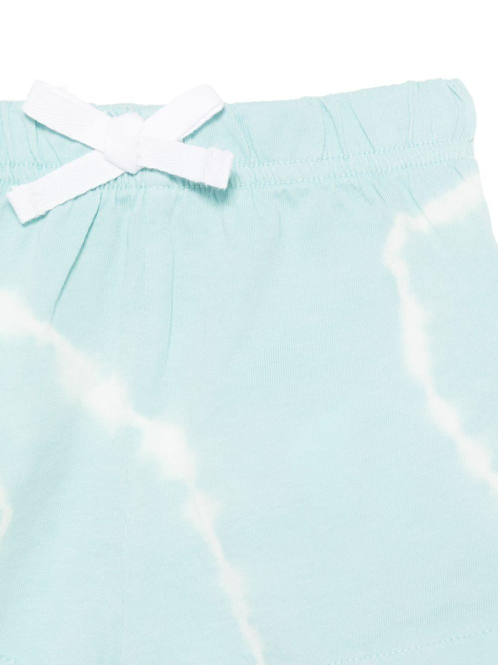 Set t-shirt e shorts per neonato Polo Ralph Lauren Kids azzurro con motivo tie-dye 320B14132 001 Ralph Lauren kids