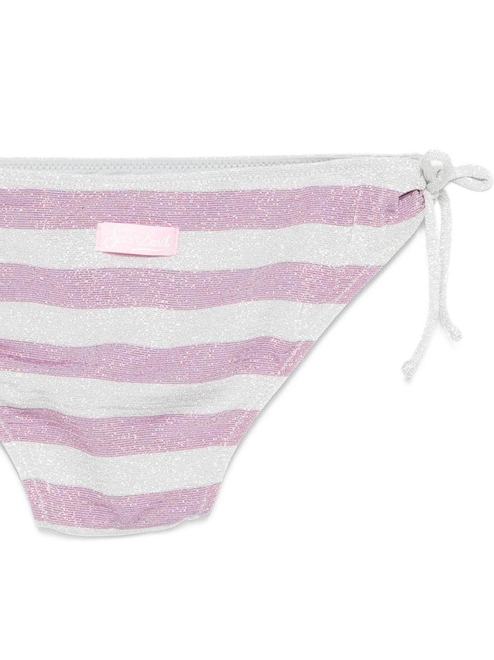 Set 2 pezzi costume da bagno per bambina MC2 Saint Barth Kids multicolore con motivo a righe JAI0001 00377L MC2 ST. BARTH KIDS