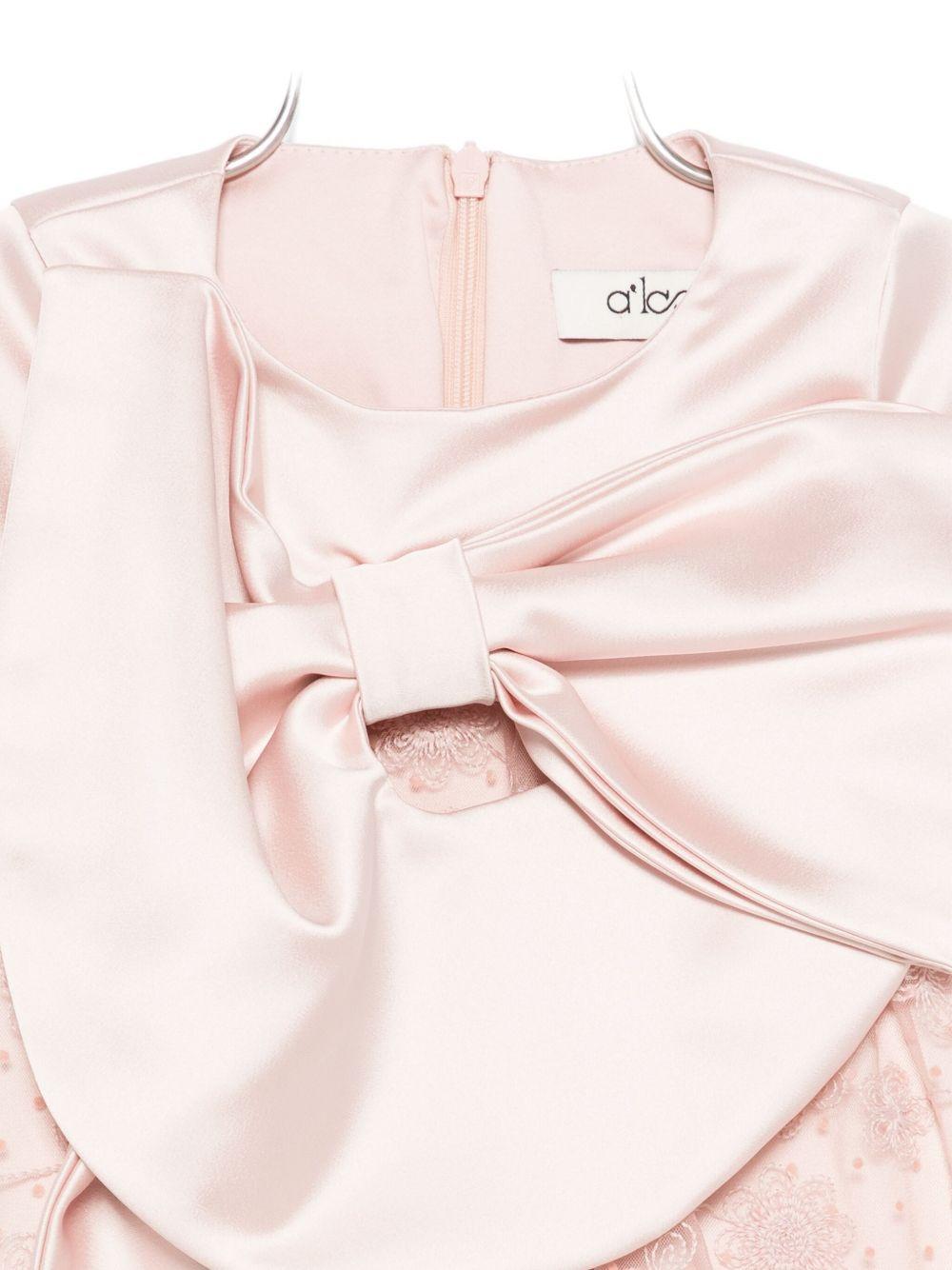 Tutina per neonata A'lapage rosa con dettaglio fiocco AL14NB ROSA A'LAPAGE