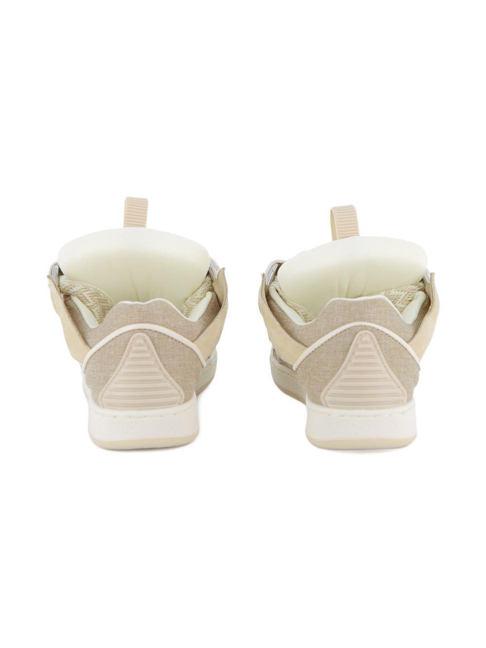 Sneakers per bambina Lanvin beige in pizzo N30329 P82 LANVIN KIDS