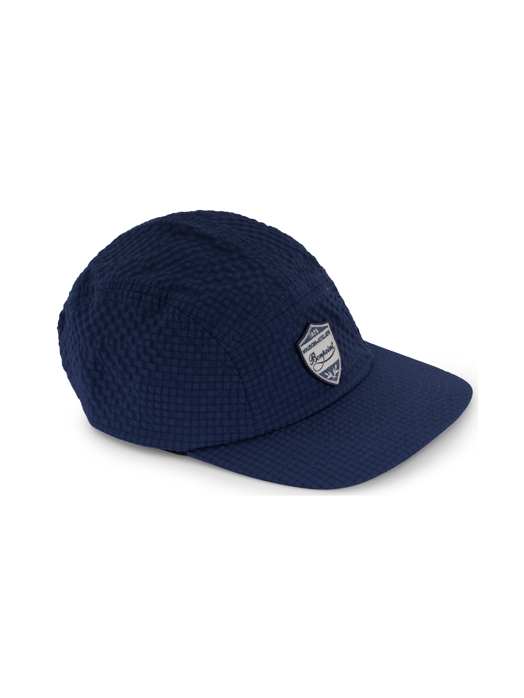 Cappello per bambino Bonpoint blu con finitura in rilievo C06BACW00001 073 BONPOINT