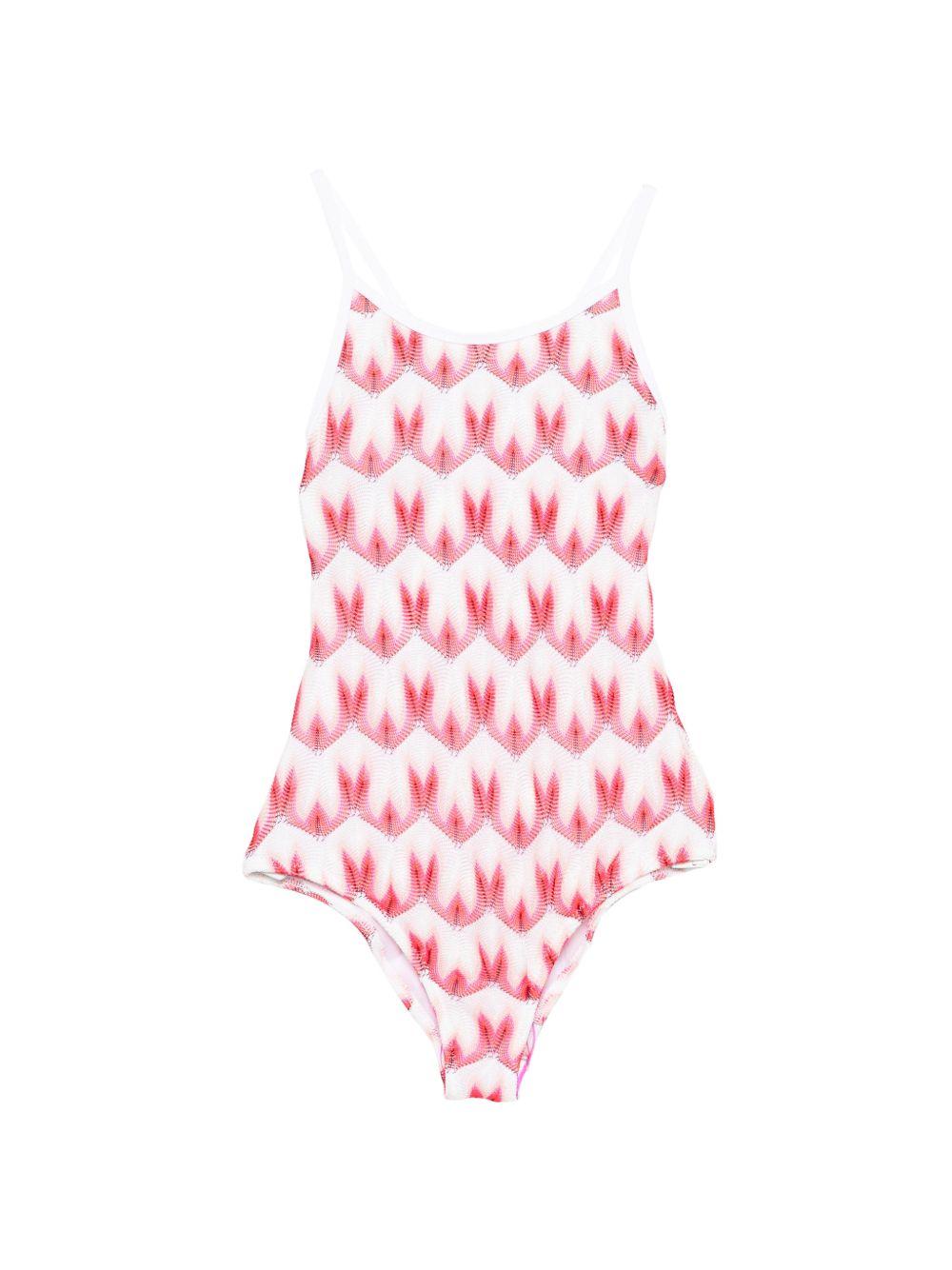 Costume intero per bambina Missoni Kids multicolore con motivo floreale MYCB49 Q0116 513MC MISSONI KIDS