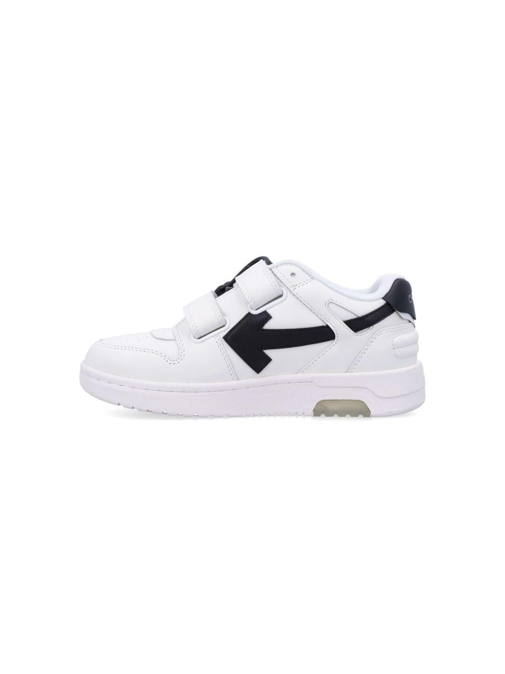 Sneakers per bambini Off-White Kids Out Of Office bianche con motivo Arrows OBIA008C99LEA002 0110 OFF WHITE KIDS