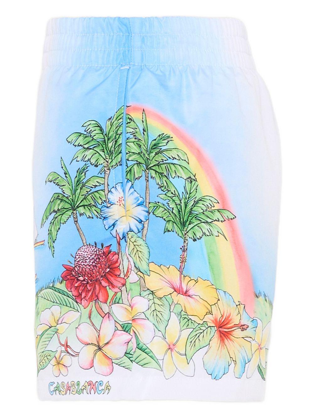 Costume per bambino Casablanca Kids blu con stampa fiori KSP26TR06302 ALOHA CASABLANCA KIDS