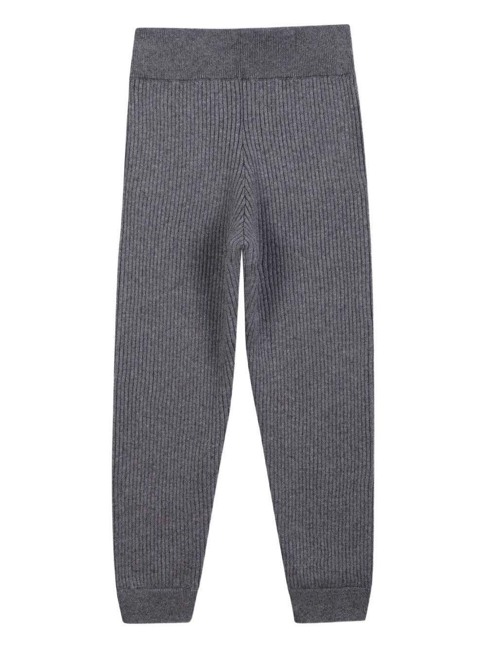 Pantaloni per bambina Chloé Kids grigi con gamba affusolata C20627 A46 CHLOE' KIDS