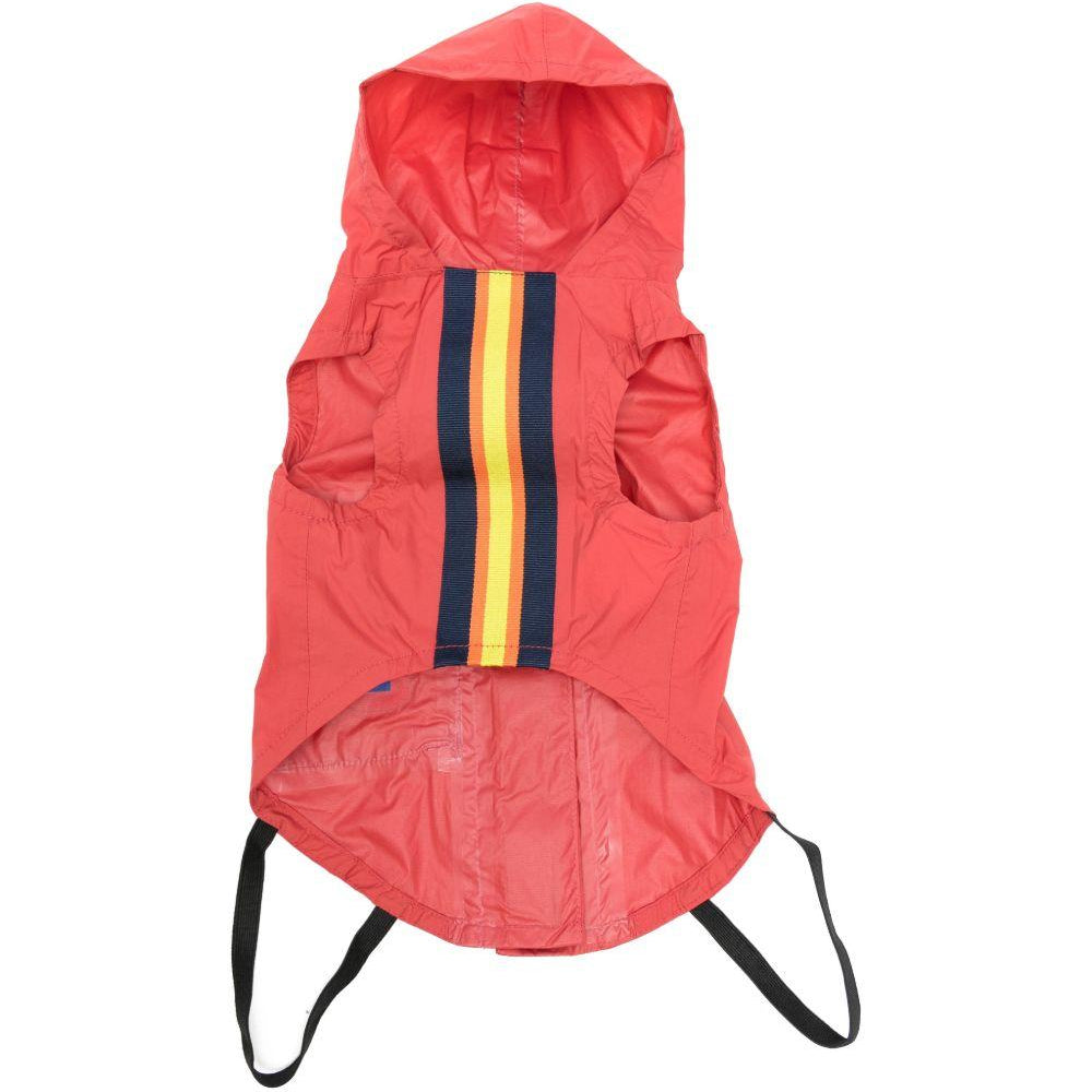 Impermeabile per cani K-Way Kids rosso a righe K8134WW 703 K-WAY KIDS