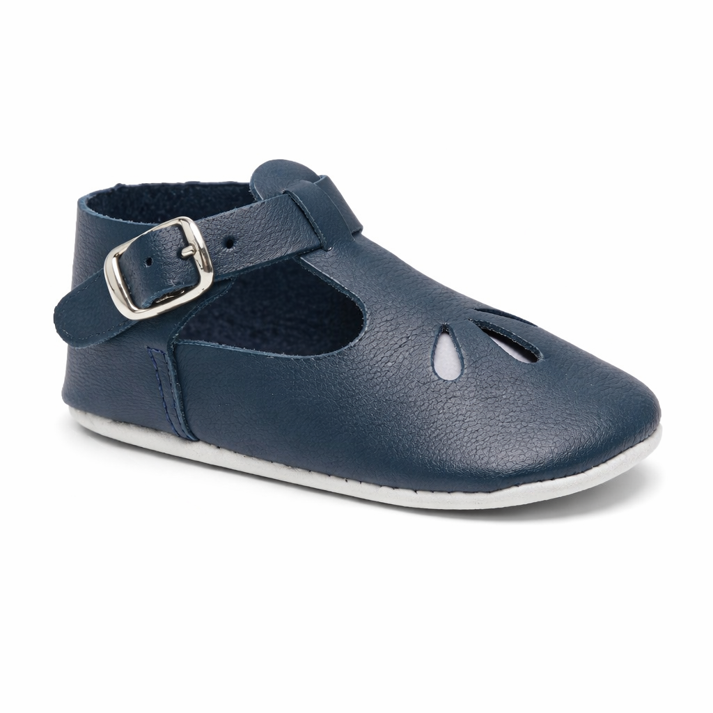 Scarpe primi passi per neonato Tartine Et Chocolat blu con dettagli traforati CC80011 04 TArtine & Chocolat KIDS