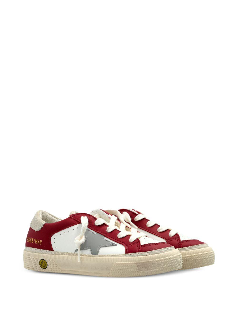 Sneakers per bambini Golden Goose Kids rosso con dettagli a contrasto bianchi F00495F008669 11892 GOLDEN GOOSE KIDS