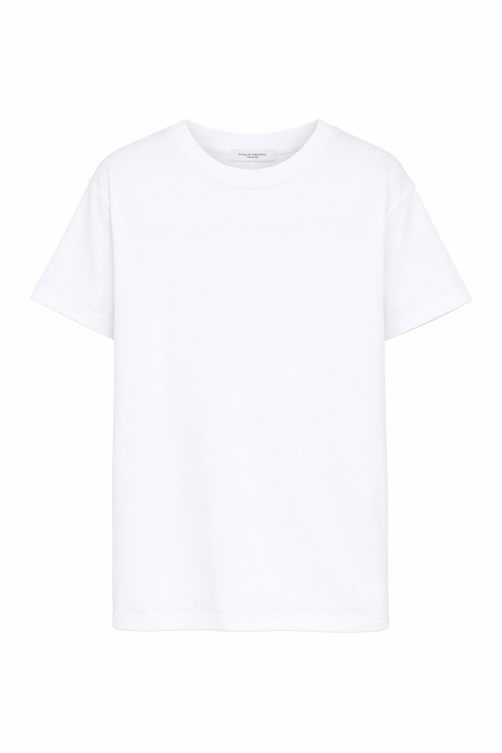 T-shirt per bambino Paolo Pecora Kids bianca con maniche corte PP4367 GESSO PAOLO PECORA KIDS