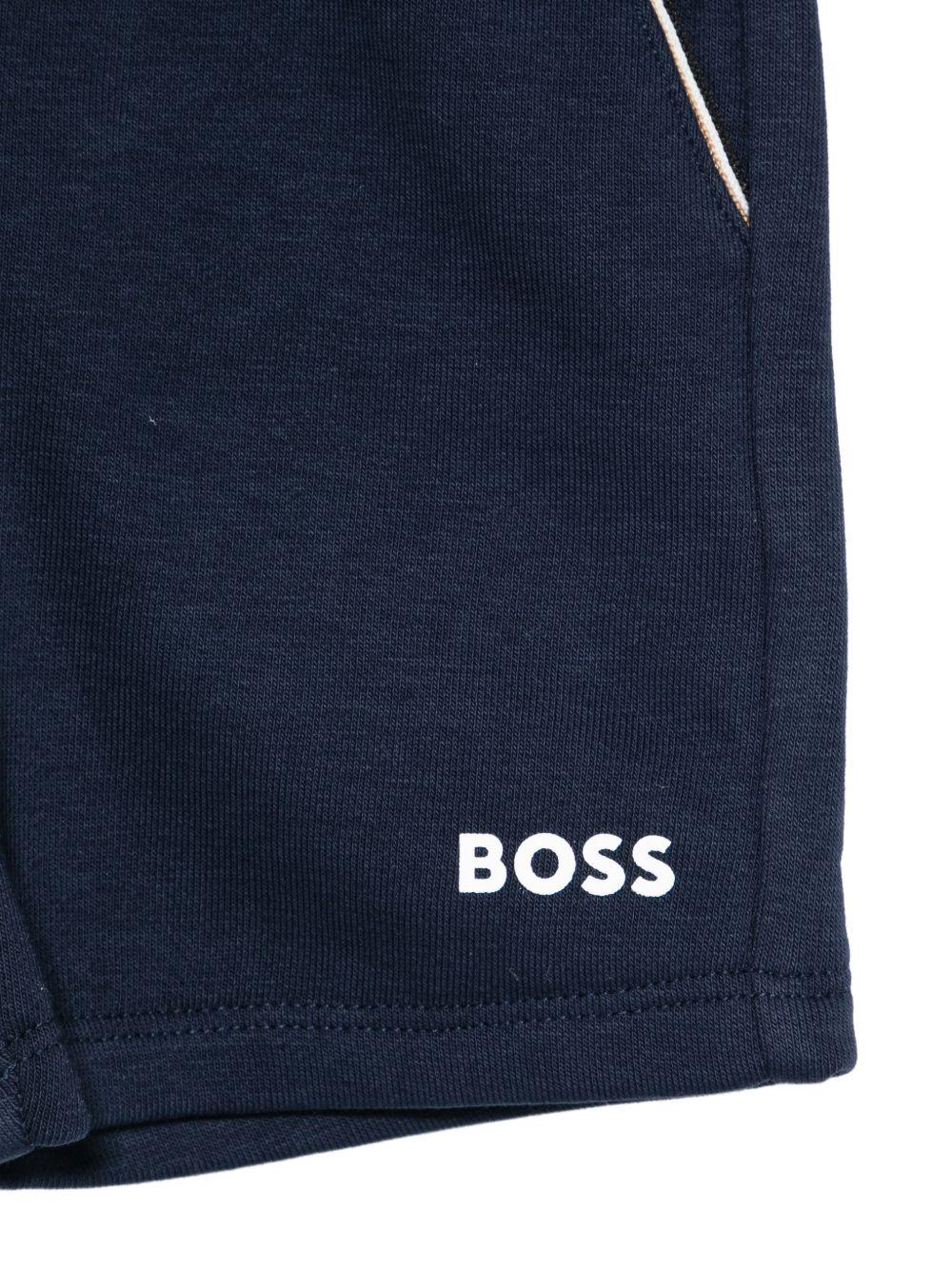 Completo per neonato Boss Kids bianco con stampa grafica J52847 849 BOSS KIDS