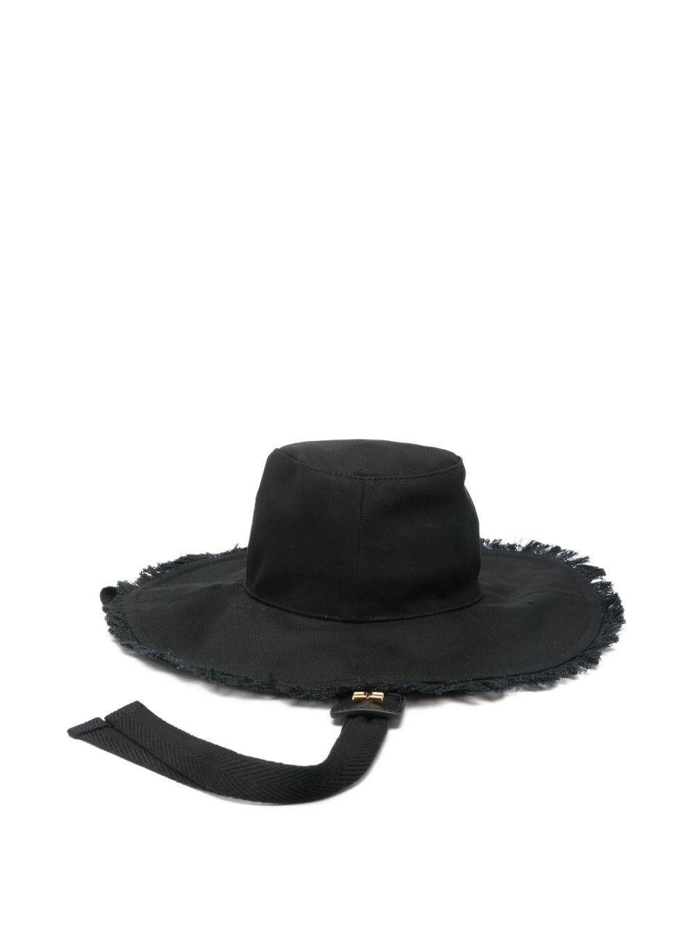 Cappello per bambina Elisabetta Franchi La Mia Bambina nero con frange EFCP031CCA034 N000 ElISABETTA FRANCHI
