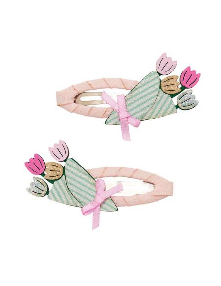 Set di due mollette per capelli per bambina Mimi & Lula multicolore a forma di bouquet 182058-23 BOUQUET MIMI & LULA KIDS