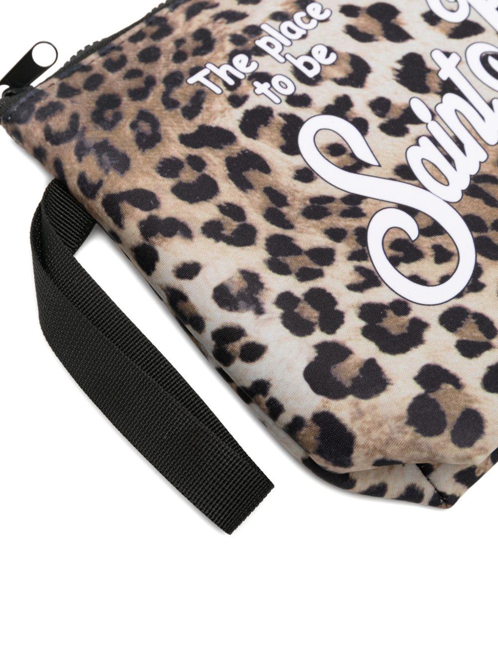 Pochette Aline MC2 Saint Barth animalier con logo stampato sul davanti ALI0021 00653L MC2 ST. BARTH KIDS